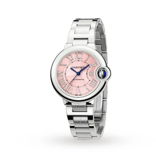 Cartier Ballon Bleu de Cartier Women Automatic Pink Stainless Steel Watch WSBB0046 - Bestter Watches
