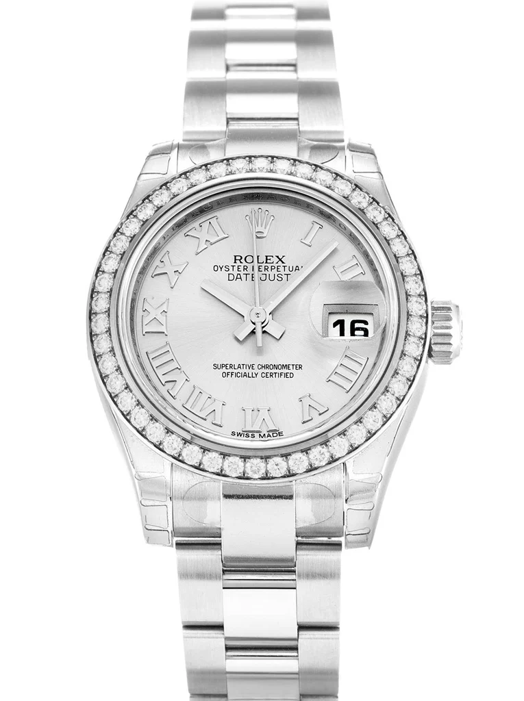 Rolex Lady-Datejust 26mm Silver Dial 179384 - Bestter Watches