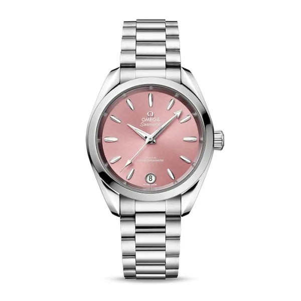 Omega Aquaterra Women Automatic Rose Stainless Steel Watch O22010342010003 - Bestter Watches