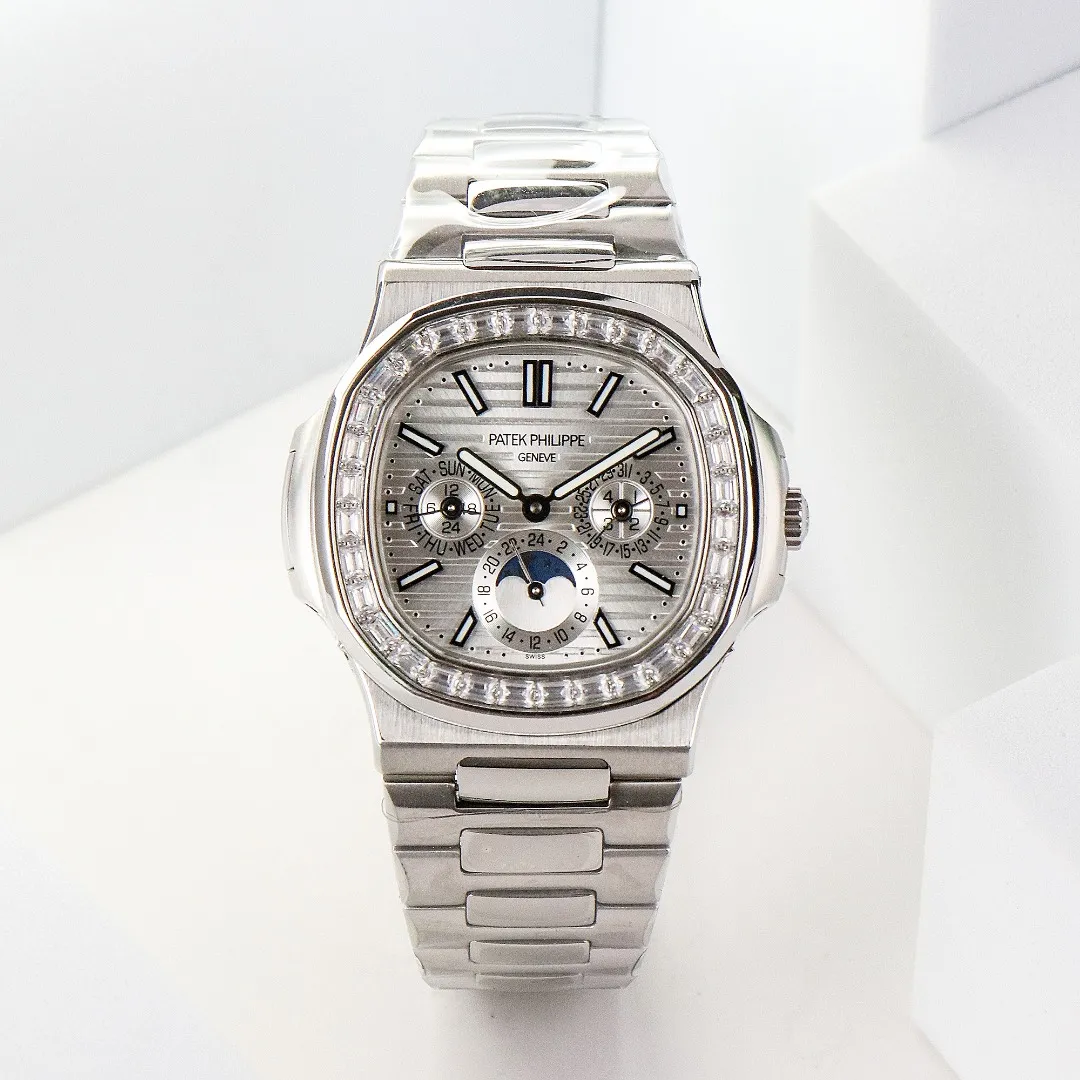 Patek Philippe Silver Nautilus Watch - Bestter Watches