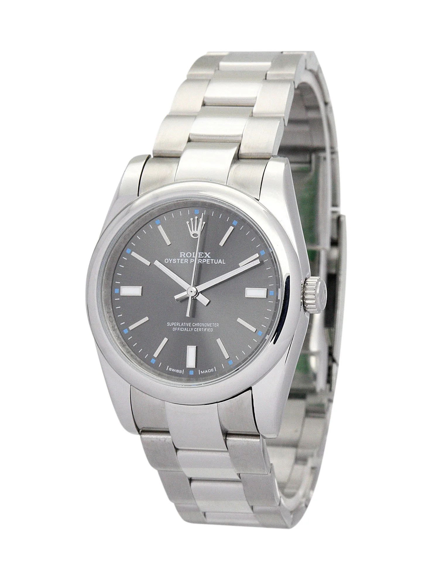 Rolex Oyster Perpetual Lady 31mm Black Dial 177200-2 - Bestter Watches