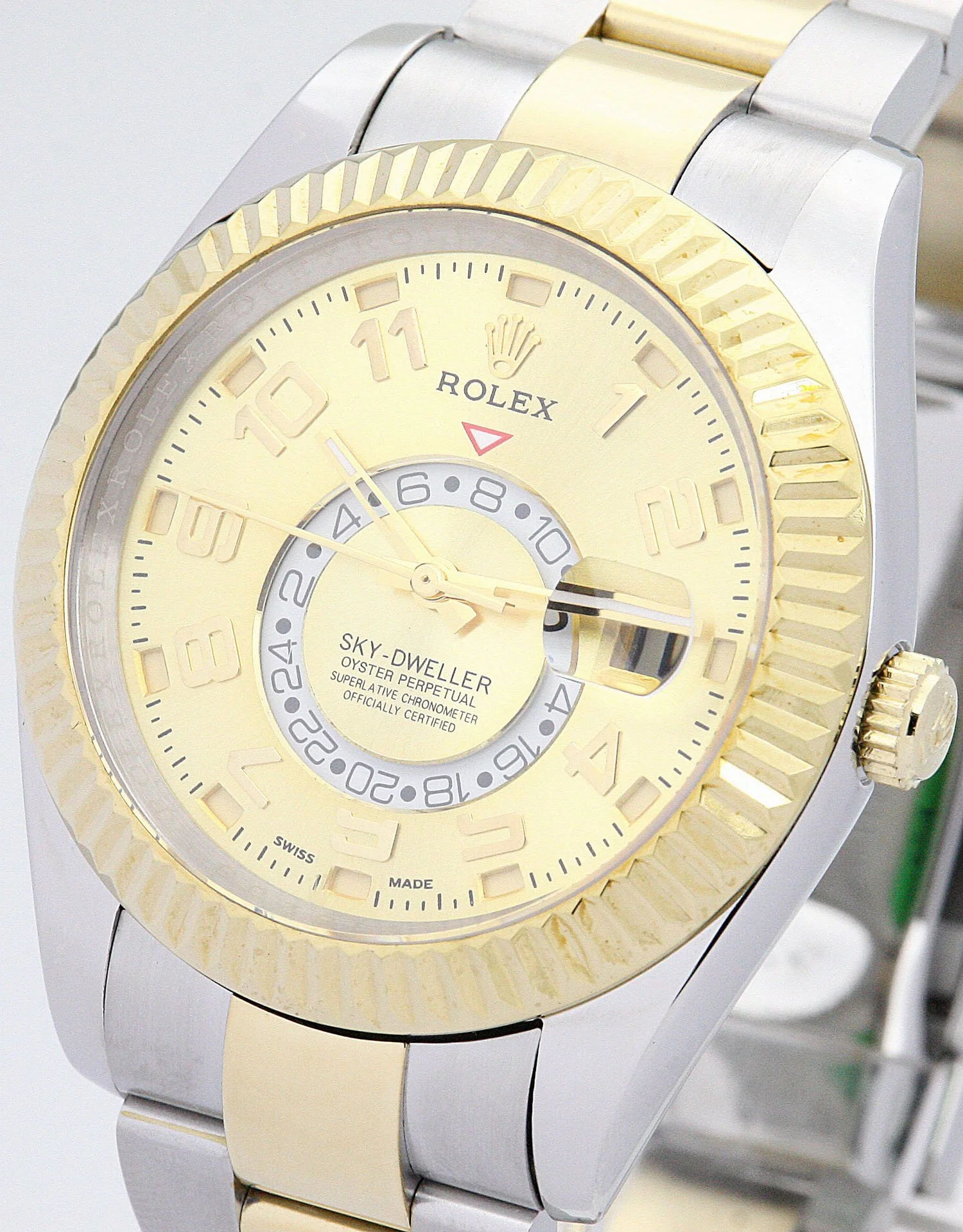 Rolex Sky-Dweller 42mm Gold Dial 326938 - Bestter Watches