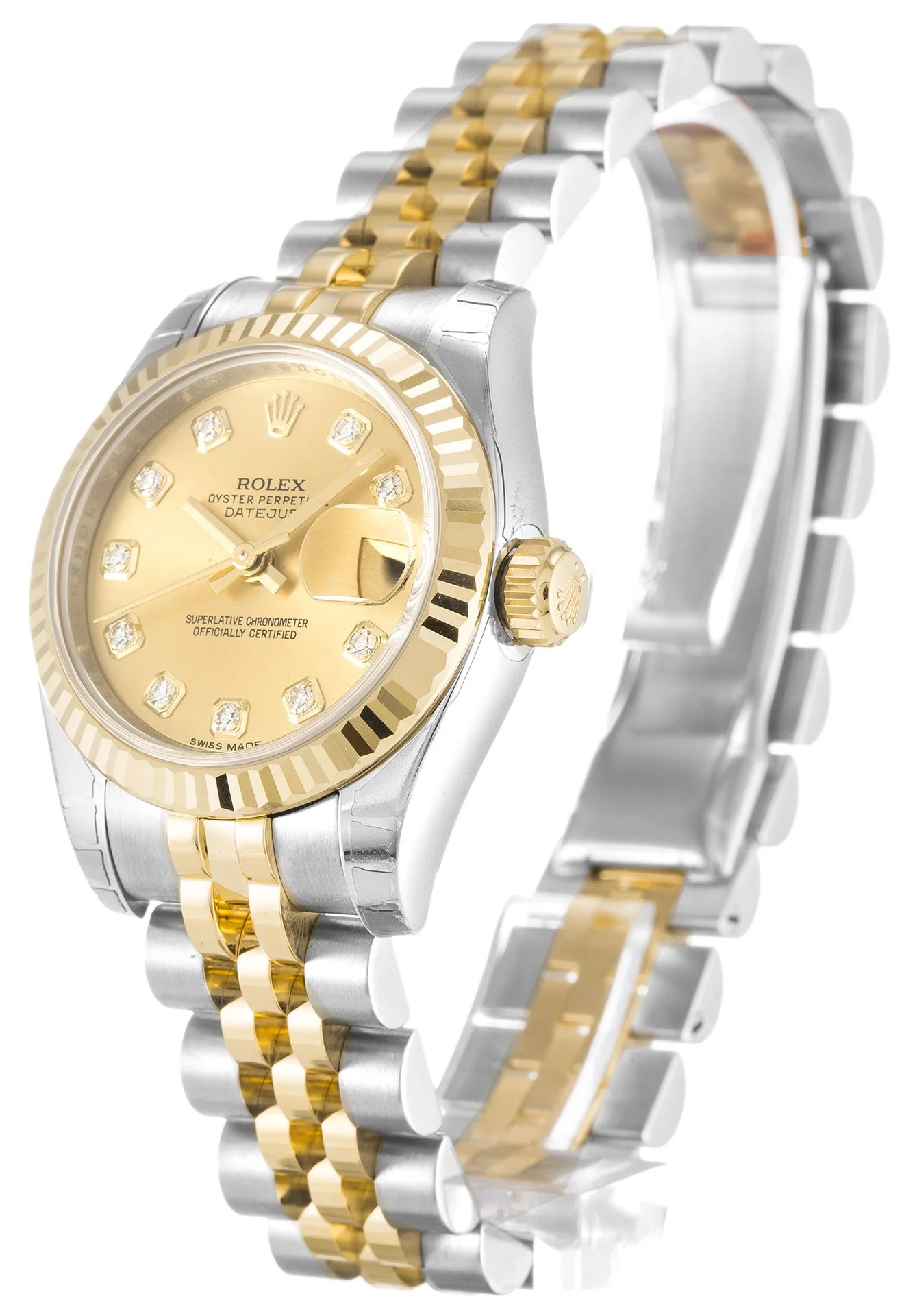 Rolex Lady-Datejust 26mm Champagne Dial 179173-2 - Bestter Watches