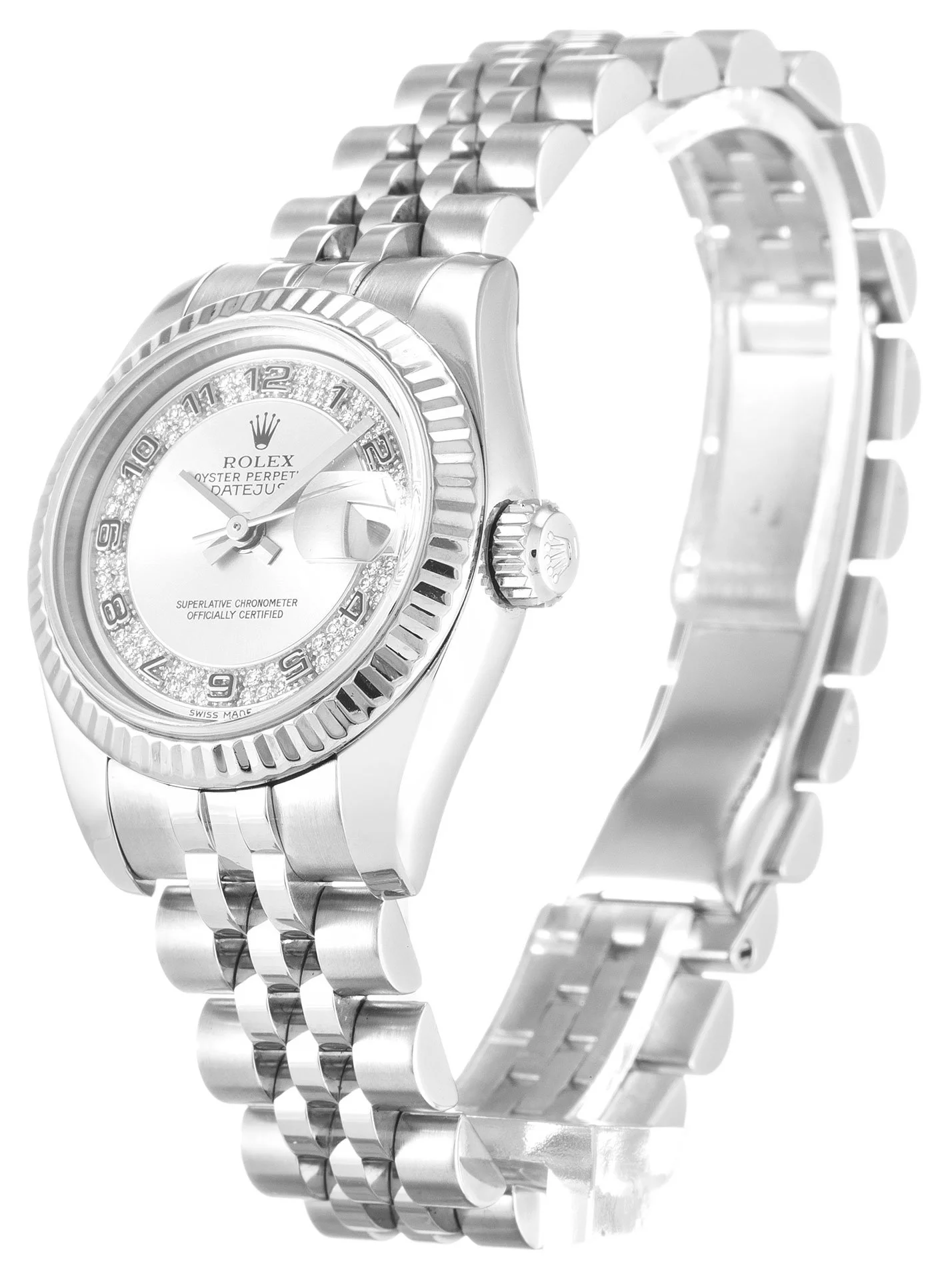 Rolex Lady-Datejust 26mm Silver Dial 179174 - Bestter Watches