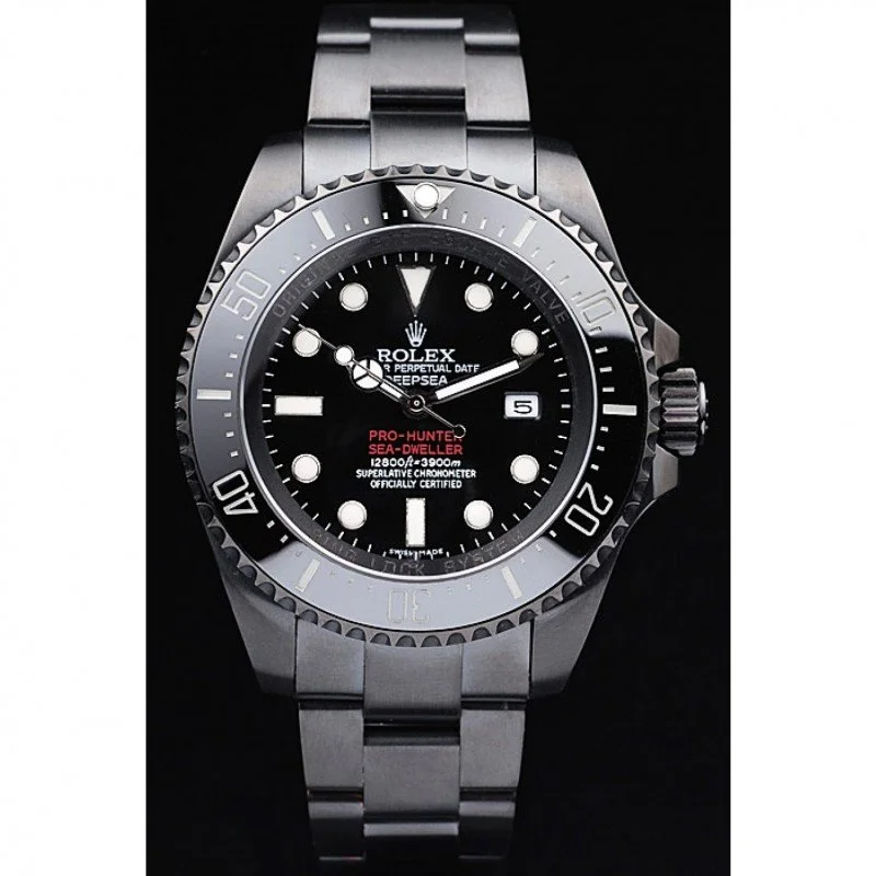 Superclone Rolex Deepsea 42mm Black Dial REP016819 - Bestter Watches