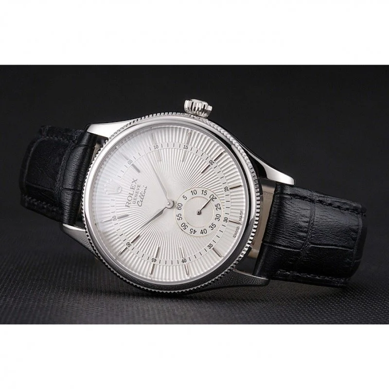 Superclone Rolex Cellini 38mm White Dial REP016811 - Bestter Watches