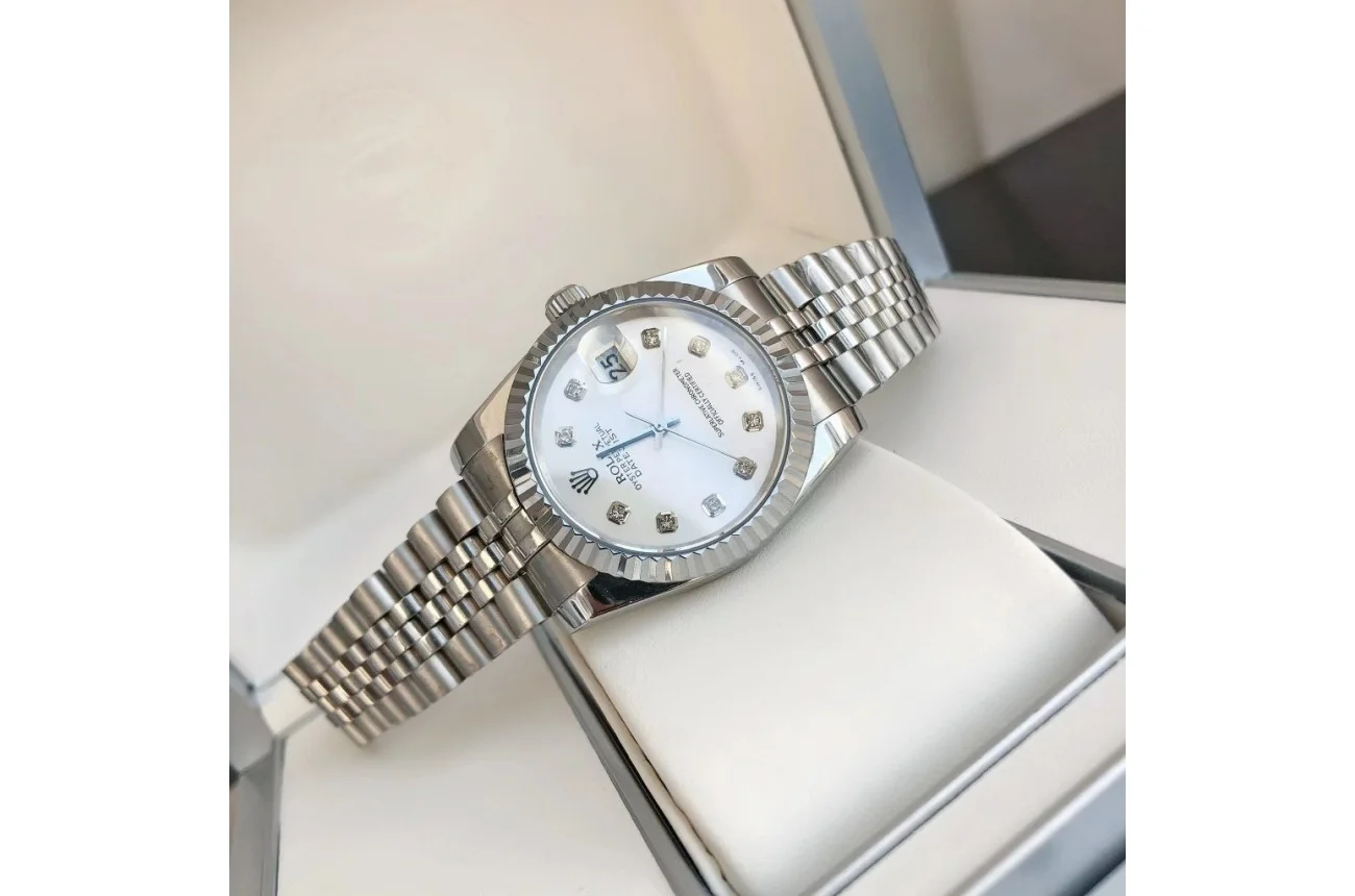 Couple Watches Rolex Datejust 36/28mm SS/SS Jub Sliver/Dia - Bestter Watches