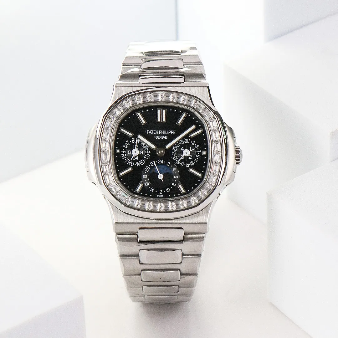 Patek Philippe Nautilus Black Perpetual Calendar - Bestter Watches