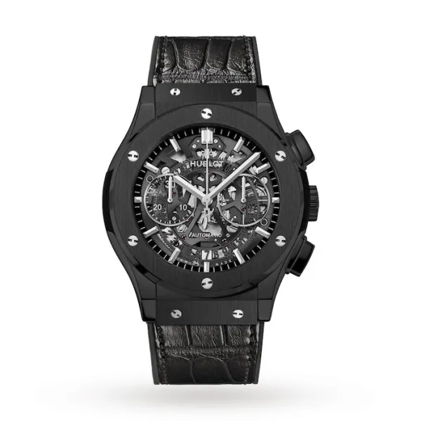 Hublot Classic Fusion Men Automatic Black Alligator Watch 525.CM.0170.LR - Bestter Watches