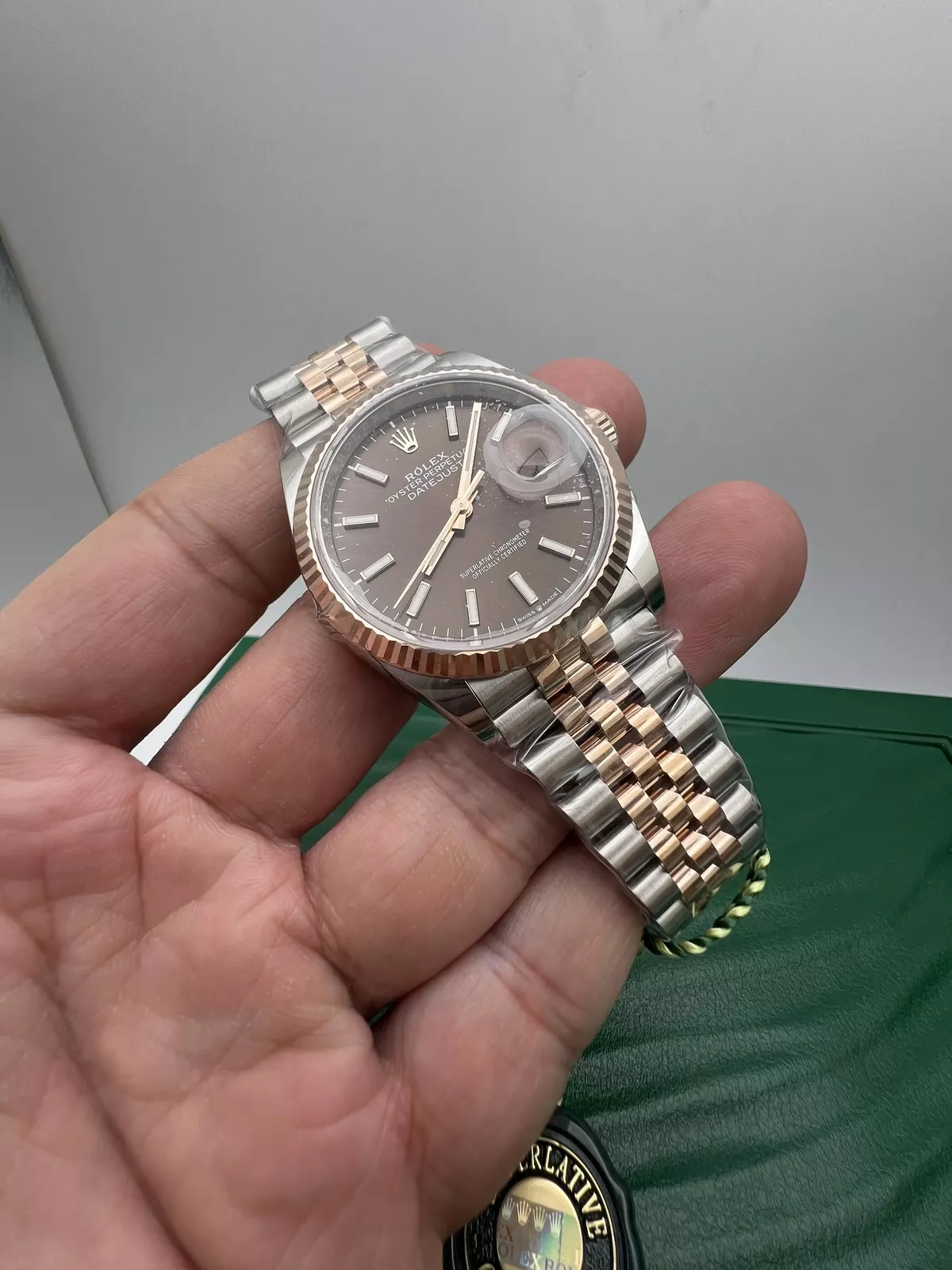 Superclone Rolex Datejust 36 mm Chocolate Dial 126231 Jubilee - Bestter Watches