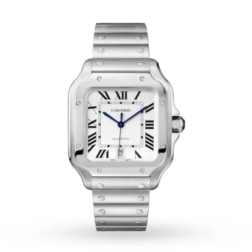 Cartier Santos de Cartier Men Automatic Silver Stainless Steel Watch WSSA0018 - Bestter Watches