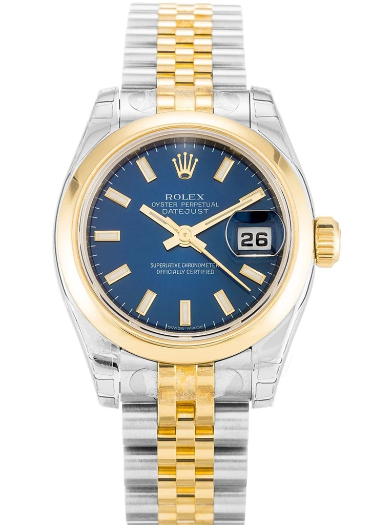Rolex Lady-Datejust 26mm Blue Dial 179163 - Bestter Watches