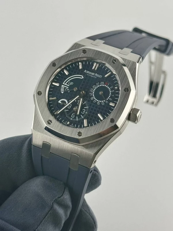 Audemars Piguet Royal Oak Dual Time Blue 26124ST.OO.D018CR.01 - Bestter Watches