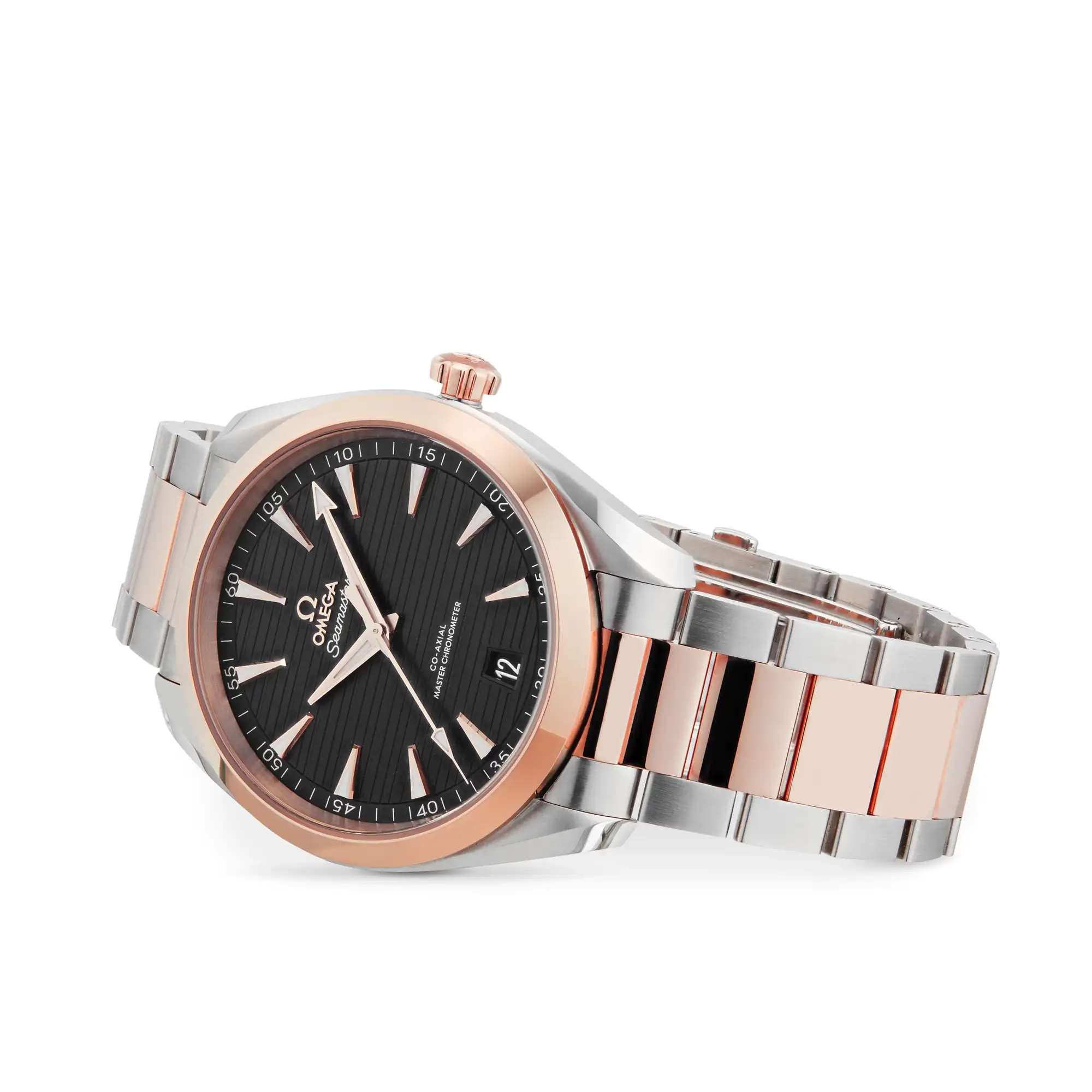 Omega Seamaster Aqua Terra Men Automatic Brown Bicoloured Watch O22020412106001 - Bestter Watches