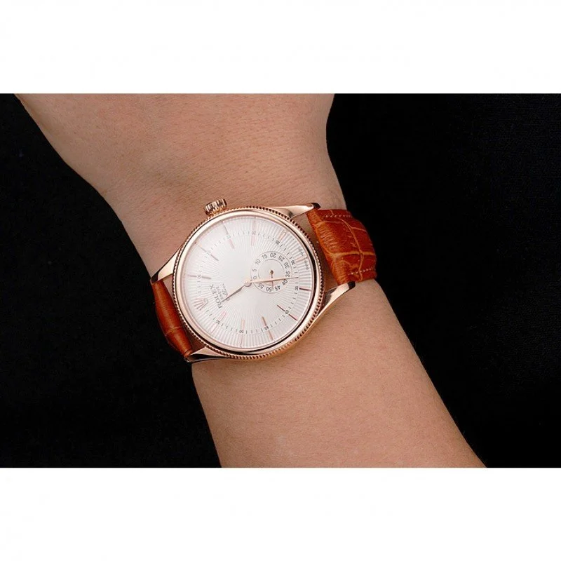 Superclone Rolex Cellini 38mm White Dial REP016813 - Bestter Watches