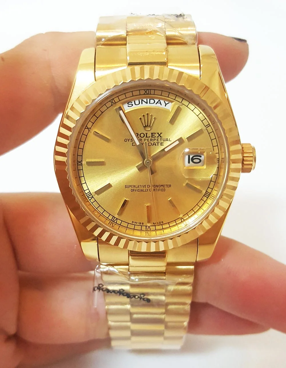 Rolex Day-Date 36mm Champagne Dial 1803 - Bestter Watches