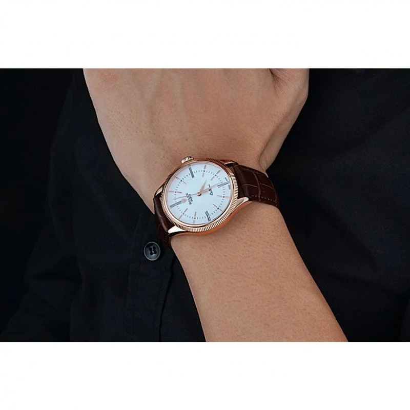 Superclone Rolex Cellini 39mm White Dial 622655 - Bestter Watches