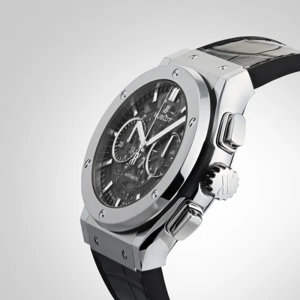 Hublot Classic Fusion Men Automatic Skeleton Leather Watch 525.NX.0170.LR - Bestter Watches