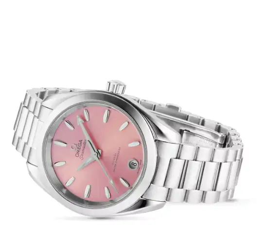Omega Aquaterra Women Automatic Rose Stainless Steel Watch O22010342010003 - Bestter Watches