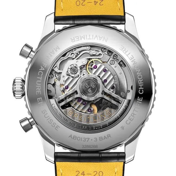 Breitling Navitimer Men Automatic Black Alligator Watch AB0137211B1P1 - Bestter Watches