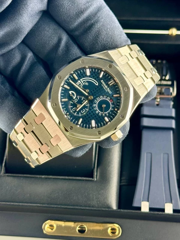 Audemars Piguet Royal Oak Dual Time Blue 26124ST.OO.D018CR.01 - Bestter Watches