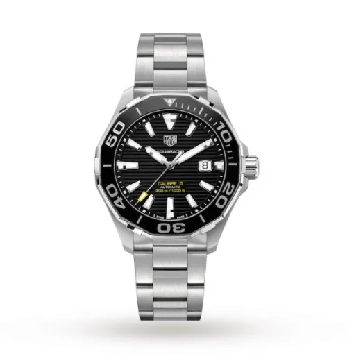 TAG Heuer Aquaracer Men Automatic Black Stainless Steel Watch WAY201A.BA0927 - Bestter Watches