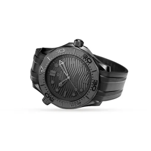 Omega Seamaster Men Automatic Black Rubber Watch O21092442001003 - Bestter Watches