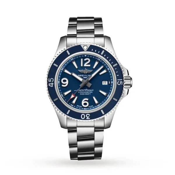 Breitling Superocean Men Automatic Blue Stainless Steel Watch A17366D81C1A1 - Bestter Watches