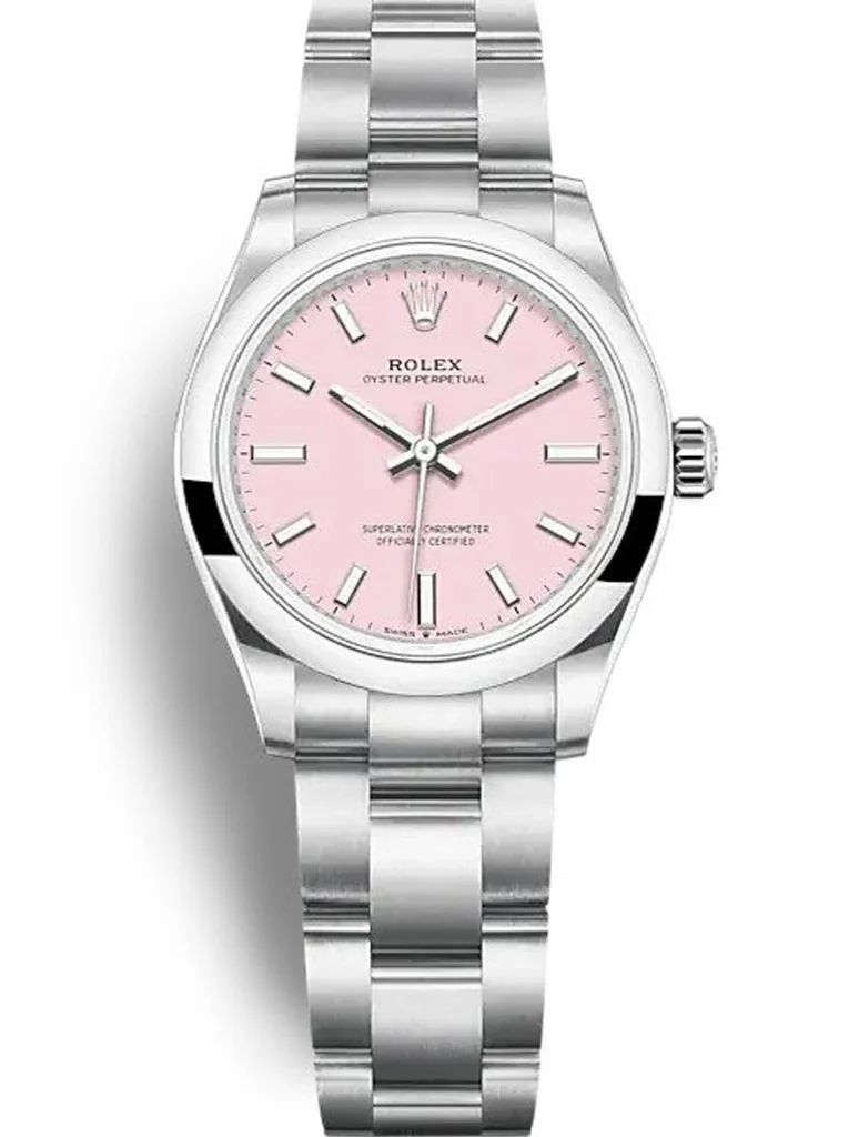 Rolex Oyster Perpetual Lady 34mm Candy Pink Dial 124200 - Bestter Watches