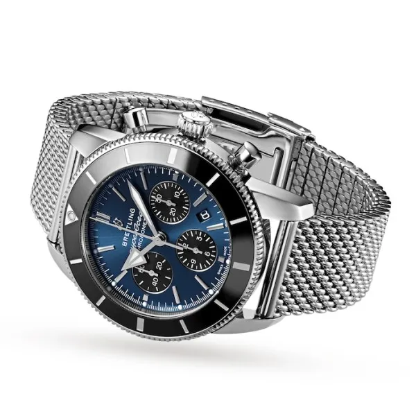Breitling Superocean Heritage Men Automatic Blue Stainless Steel Watch AB0162121C1A1 - Bestter Watches