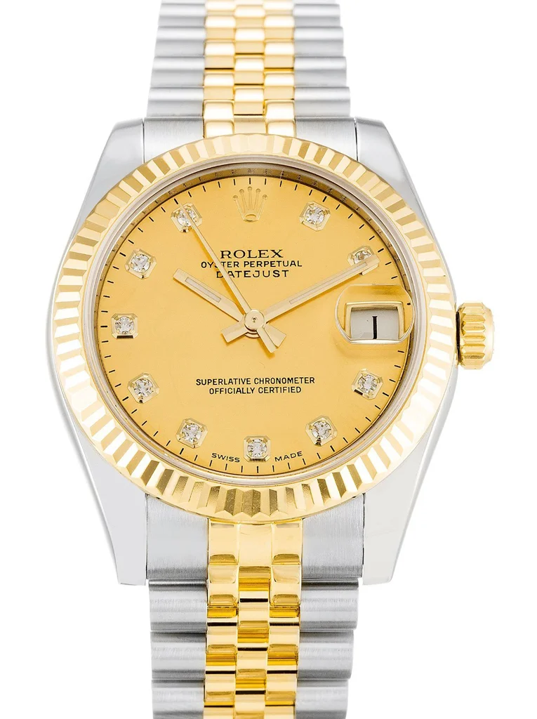 Rolex Lady-Datejust 31mm Champagne Dial 178273 - Bestter Watches