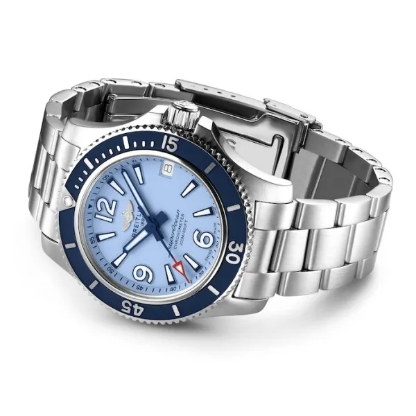 Breitling Superocean Women Automatic Blue Stainless Steel Watch A17316D81C1A1 - Bestter Watches