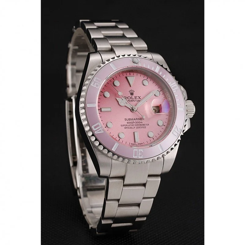 Superclone Rolex Submariner 41mm Pink Dial 1453980 - Bestter Watches
