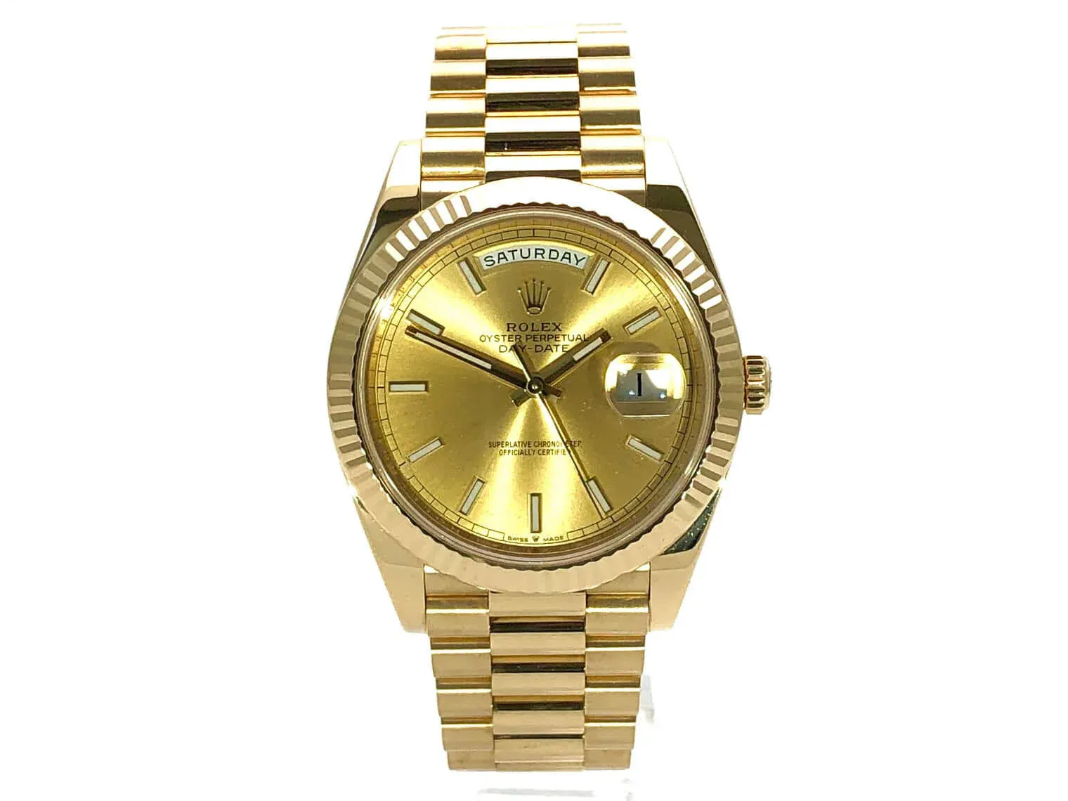 Rolex Day-Date II 40mm Champagne Dial 228238 - Bestter Watches
