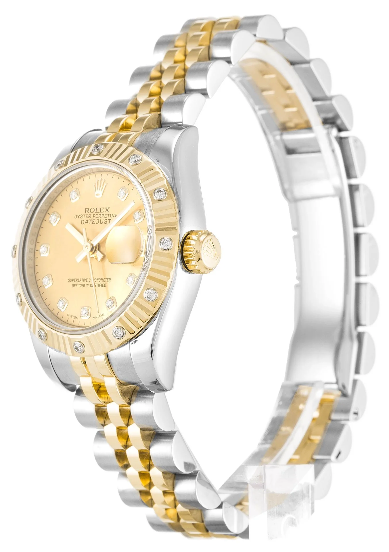Rolex Lady-Datejust 26mm Champagne Dial 179313-2 - Bestter Watches