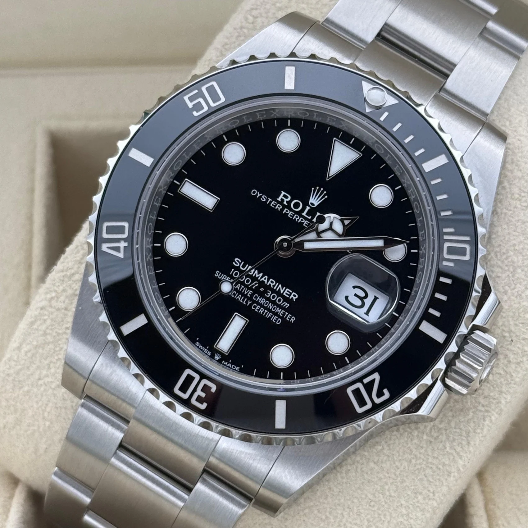 Superclone Rolex Submariner 41mm Black Dial 126610LN - Bestter Watches