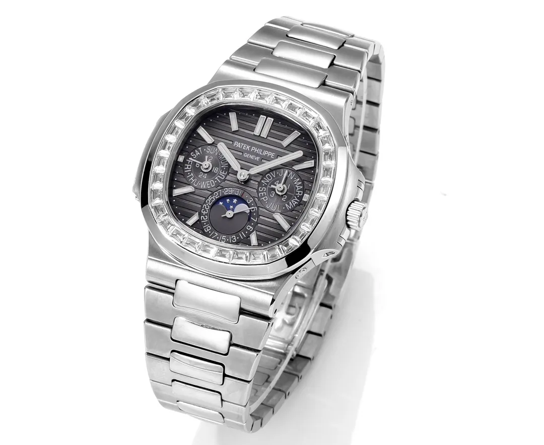 Patek Philippe Nautilus Grey Complication Watch - Bestter Watches