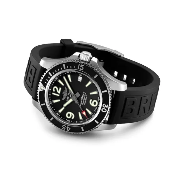 Breitling Superocean Men Automatic Black Rubber Watch A17366021B1S1 - Bestter Watches