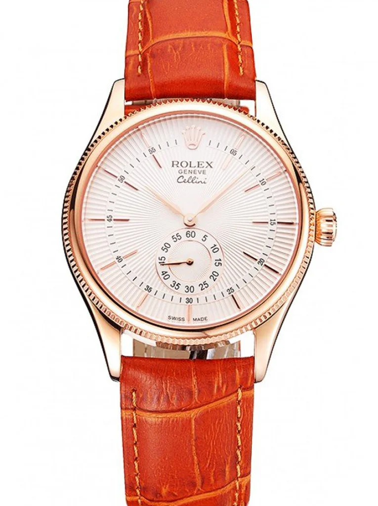 Superclone Rolex Cellini 38mm White Dial REP016813 - Bestter Watches