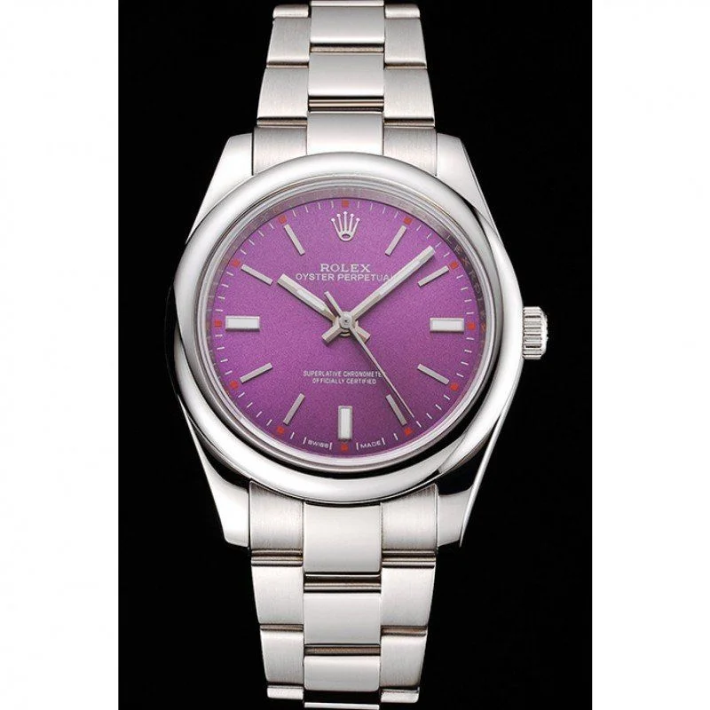 Rolex Oyster Perpetual Date 41mm Purple Dial REP016834 - Bestter Watches