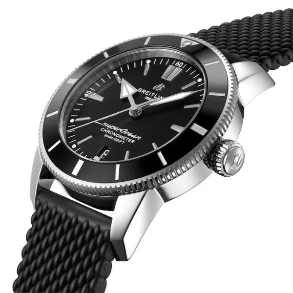 Breitling Superocean Heritage Men Automatic Black Rubber Watch AB2030121B1S1 - Bestter Watches