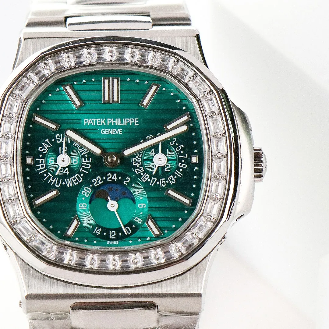 Patek Philippe Nautilus Green Perpetual Calendar - Bestter Watches
