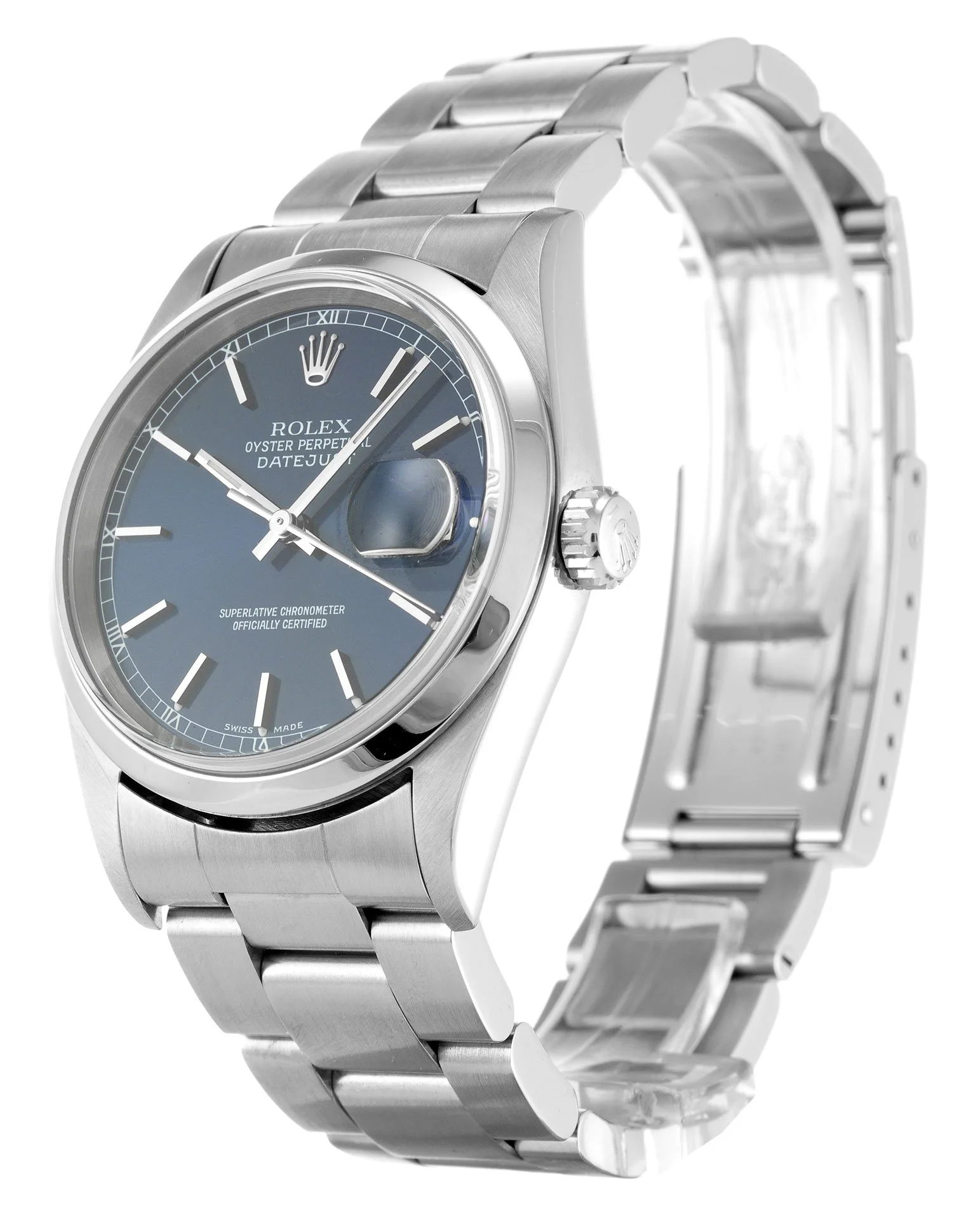 Rolex Datejust 36mm Blue Dial 16200 - Bestter Watches