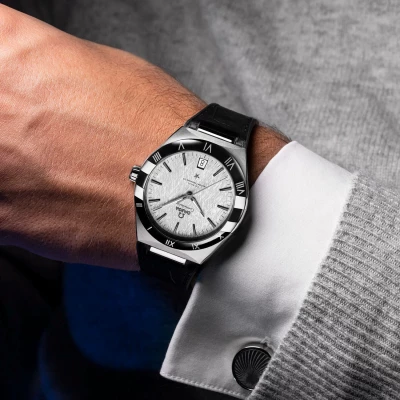 Omega Constellation Men Automatic Grey Rubber Watch O13112412106001 - Bestter Watches