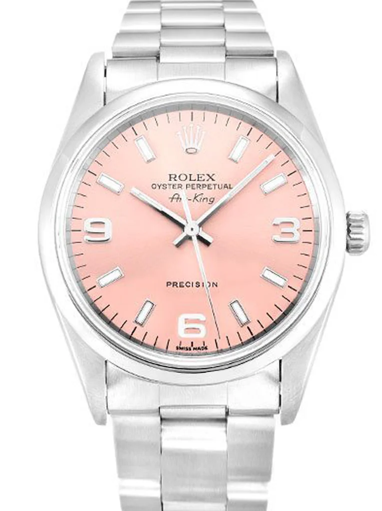 Rolex Air-King 34mm Pink Dial 14000-2 - Bestter Watches