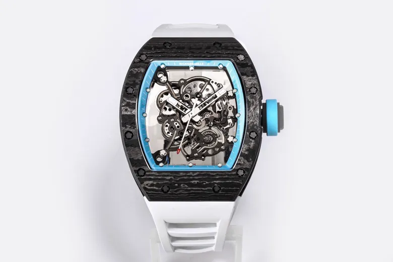 Richard Mille RM055 Black Carbon Fiber Watch - Bestter Watches