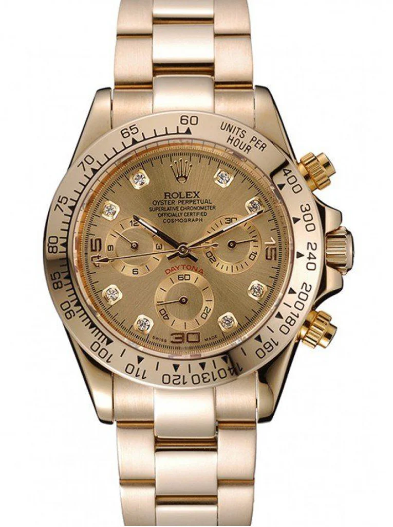 Rolex Daytona 39mm Gold Dial 1454245 - Bestter Watches