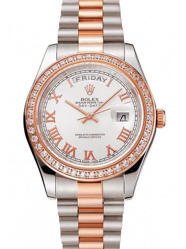 Superclone Rolex Day-Date 40mm White Dial 1454108 - Bestter Watches