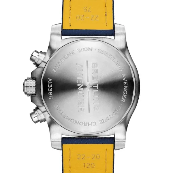 Breitling Avenger Men Automatic Blue Leather Watch A13385101C1X2 - Bestter Watches