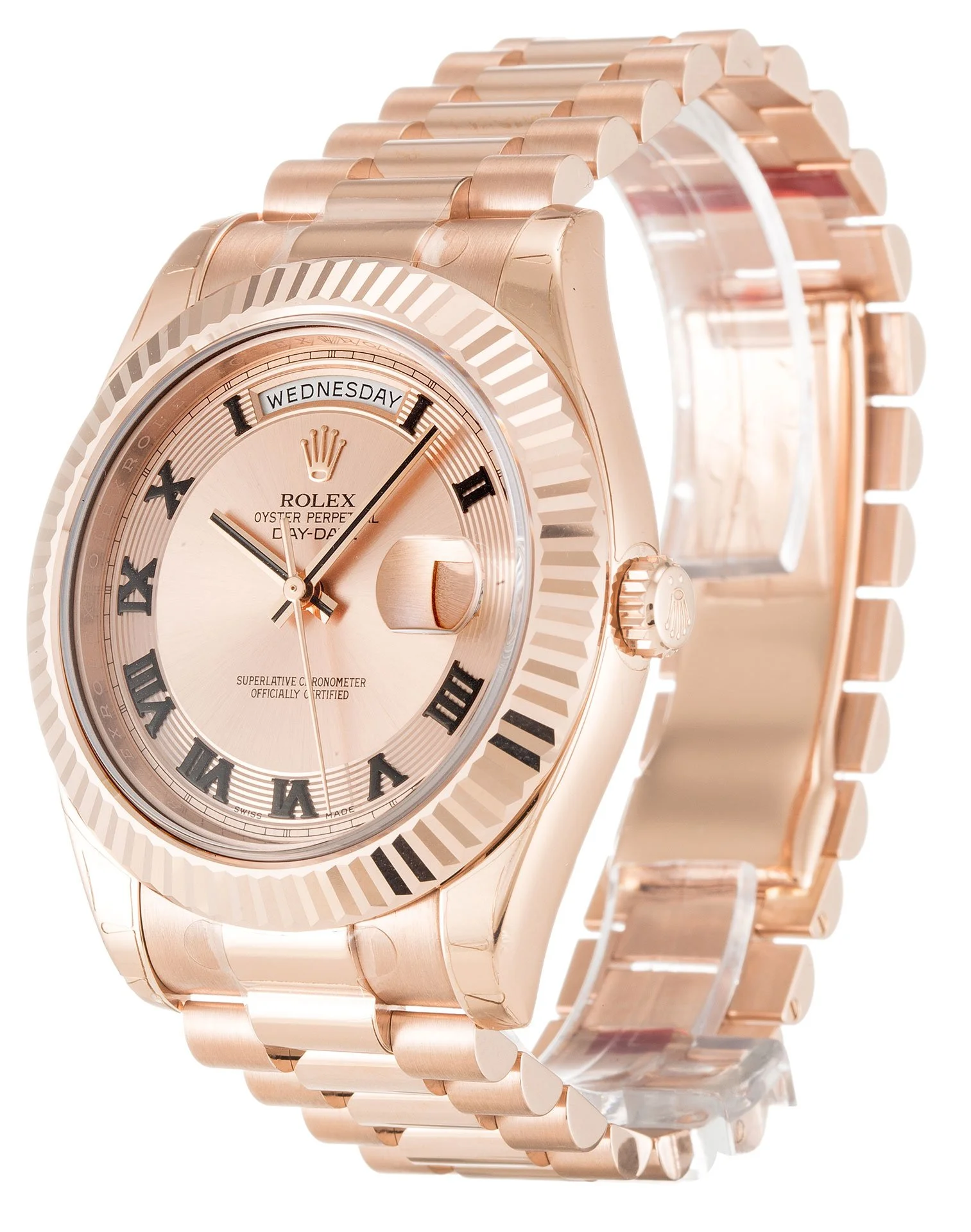 Rolex Day-Date II 40mm Rose Dial 218235 - Bestter Watches